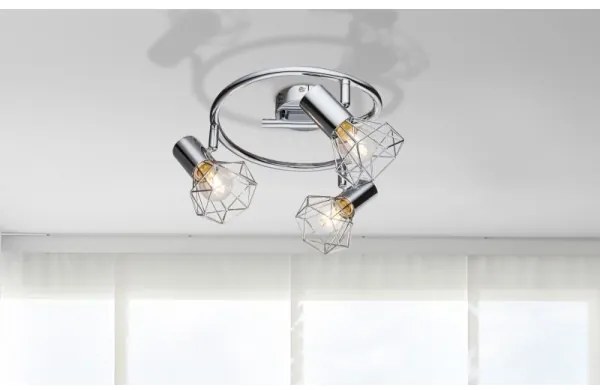 Globo 54802-3 - Faretto XARA I 3xE14/40W/230V