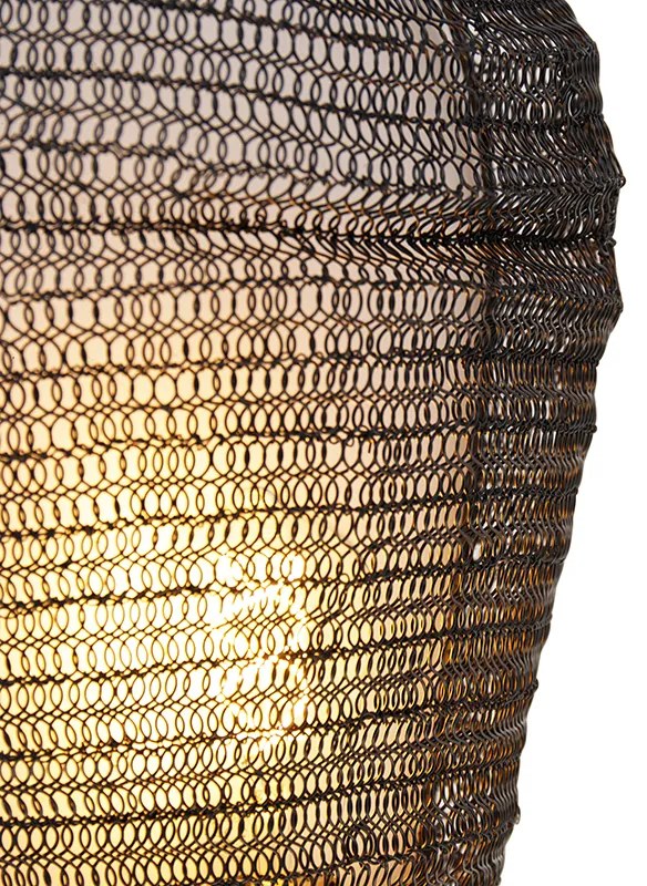 Applique da parete orientale nera 45 cm - Nidum