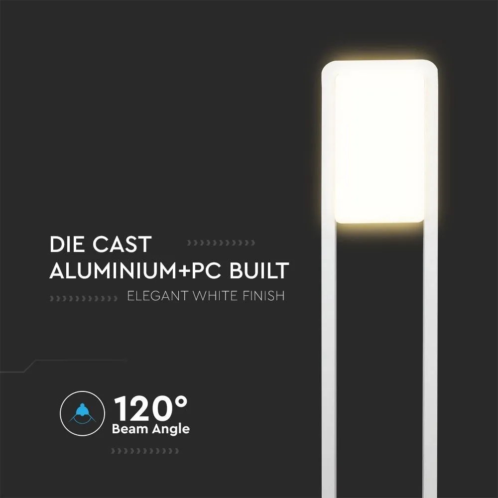 Paletto LED V‑TAC 10 W Samsung 4000 K IP65 – Corpo Bianco