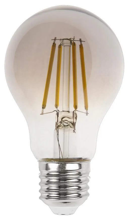 Lampada LED E27 6W a Filamento A60 No Flickering - Serie DarkLight Colore Bianco Naturale 4.000K