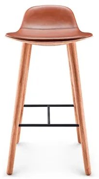 Abalone Stool H75 Nature Oak/Cognac - Eva Solo