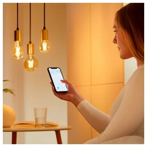 Lampadina LED dimmerabile VINTAGE ST64 E27/7W/230V 2000-5000K CRI 90 Wi-Fi - WiZ
