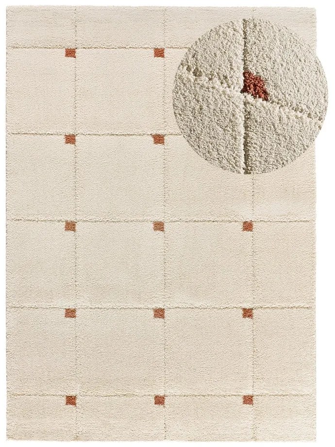 Tappeto color mattone/color crema 160x230 cm Brenda – Universal