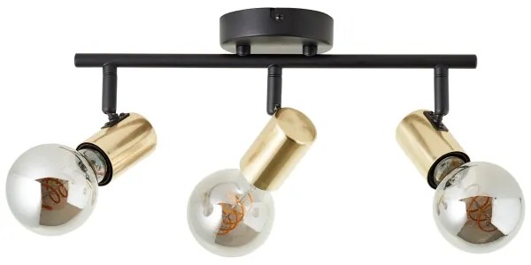 Brilliant - Faretto KERRY 3xE27/40W/230V nero/ottone