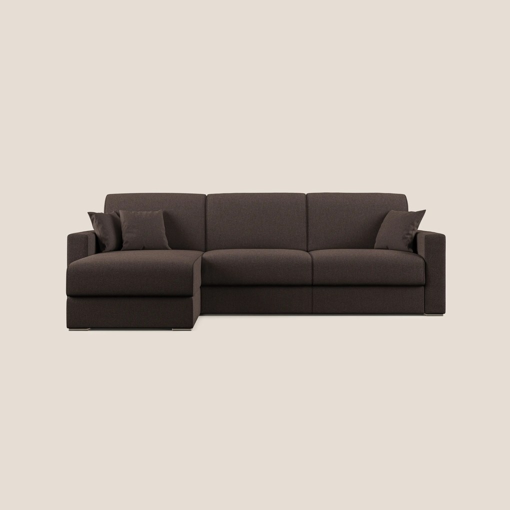 Best Divano letto angolare con penisola in tessuto smacchiabile QuickClean T08