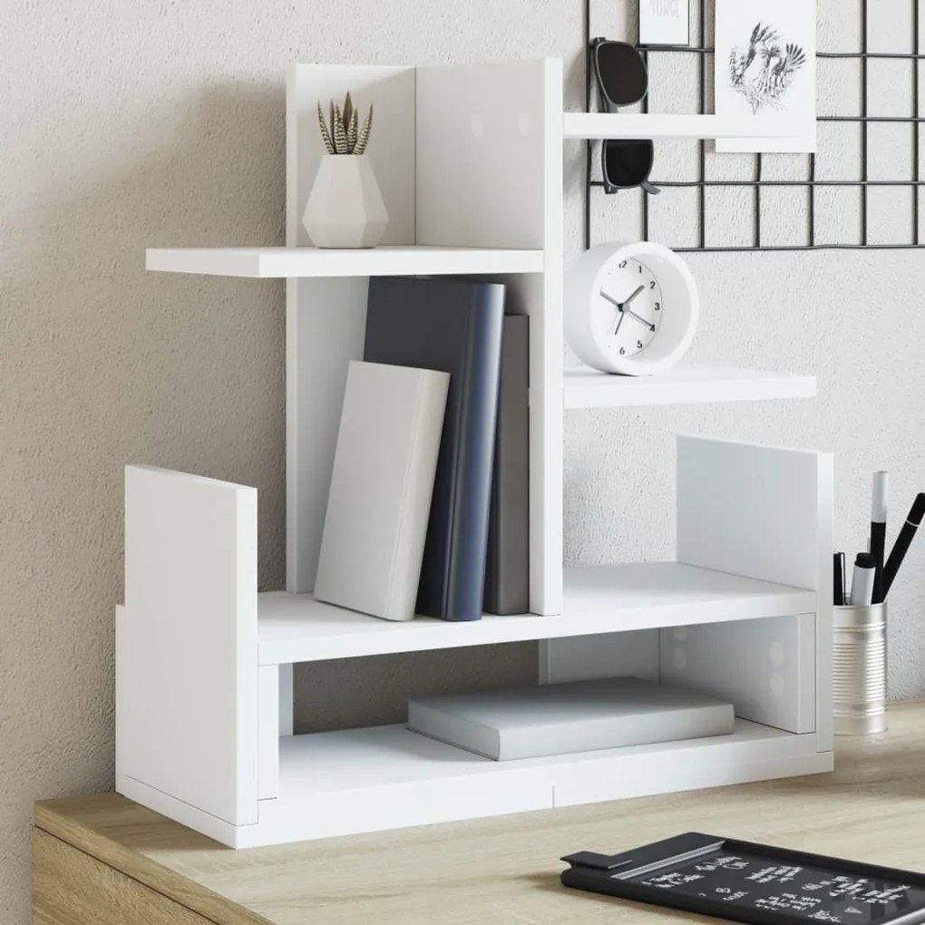 Organizer Per La Scrivania Bianco 49x20x52,5 Cm İn Multistrato /