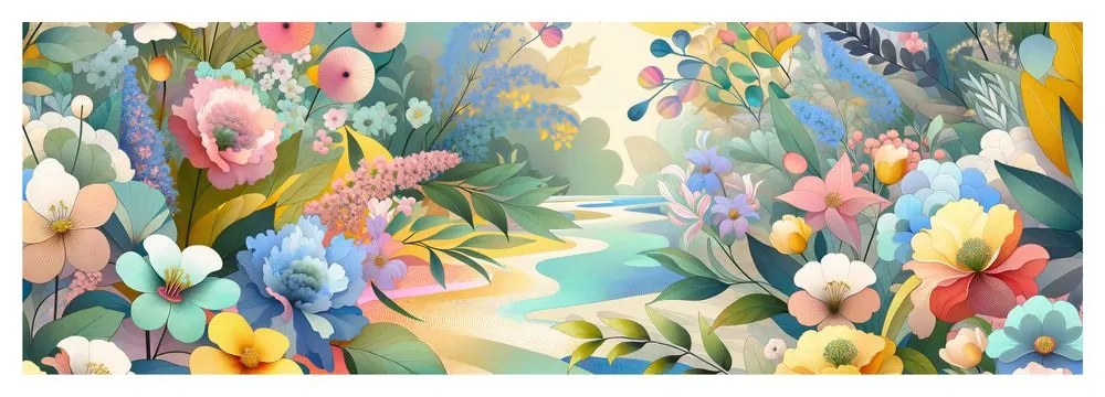 Quadro su tela – Fiori dai mille colori