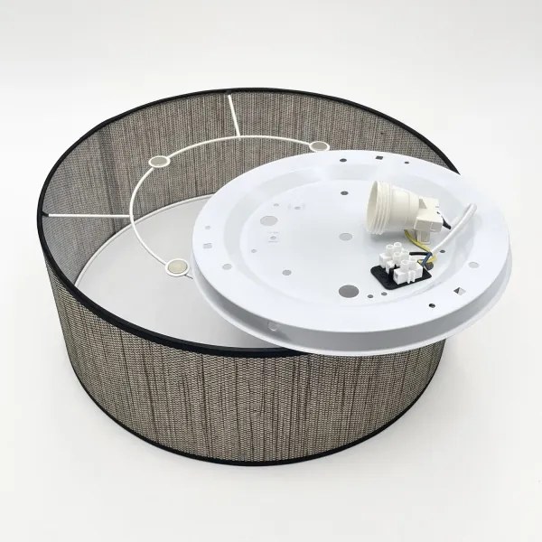 Plafoniera SIRJA 2xE27/15W/230V, diametro 35 cm, marrone