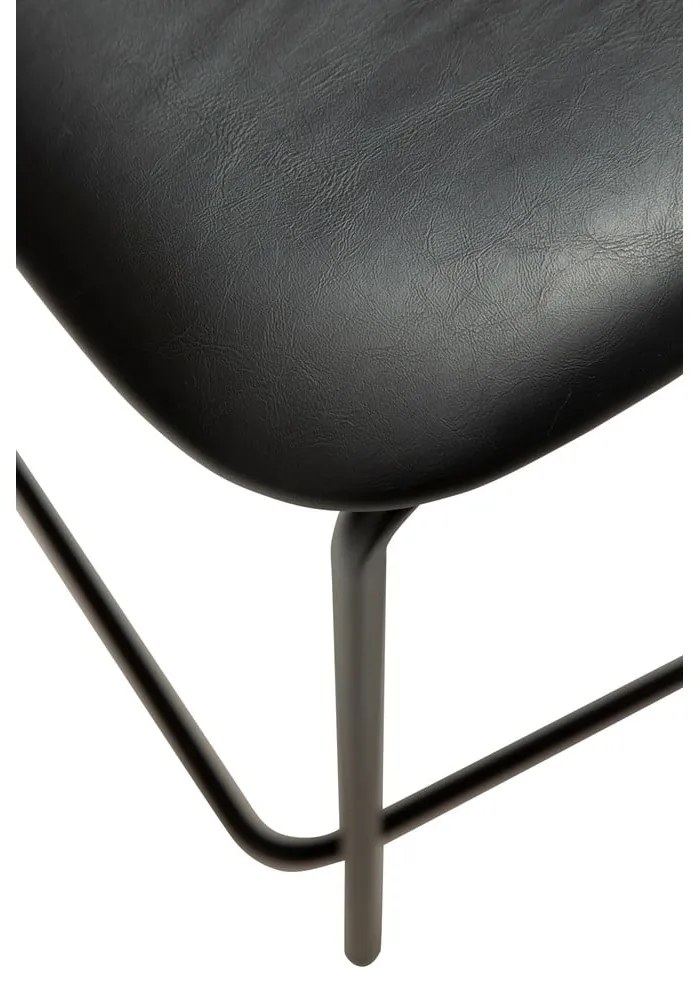 Sgabello da bar in similpelle nera, altezza 107 cm Zed - DAN-FORM Denmark