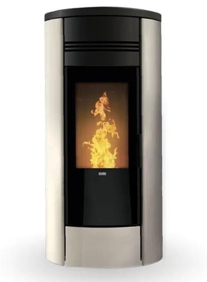 Klover Style 140 17 Kw termostufa a pellet colore BRONZO