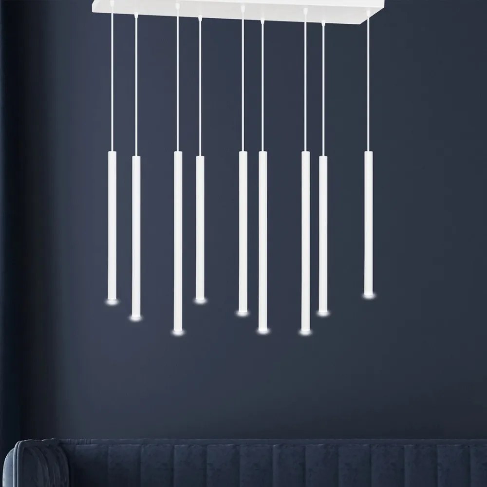 Lampada a Sospensione SELTER 9 BLACK, WHITE e GOLD Colore del corpo Bianco