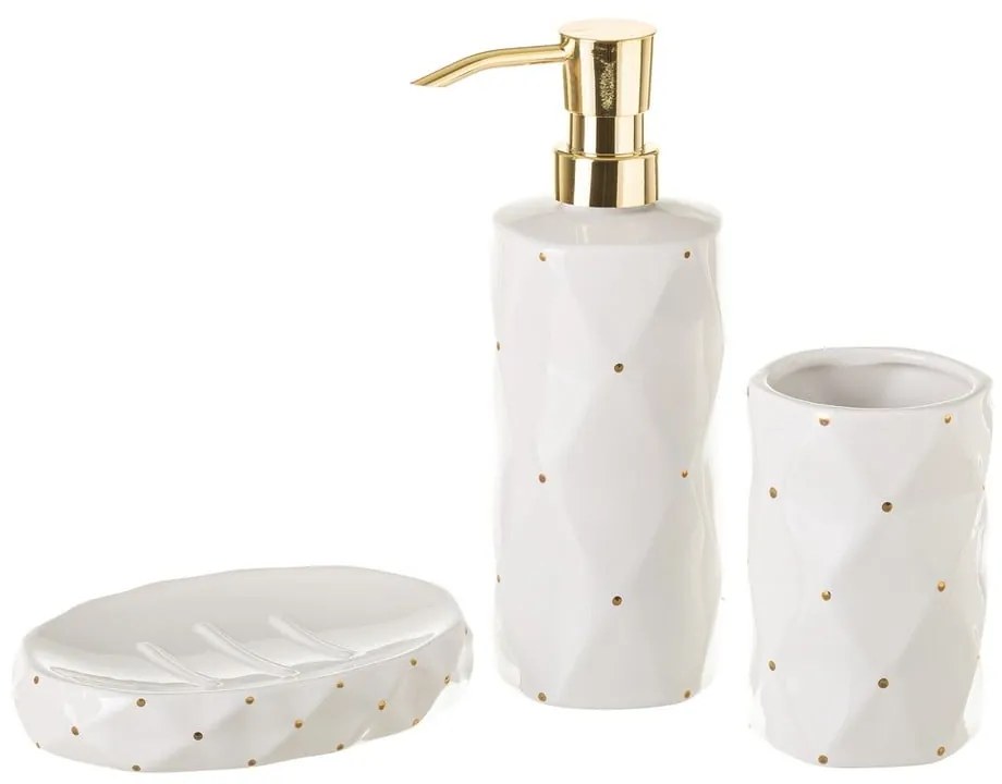 Set di accessori da bagno bianchi Dottie - Casa Selección