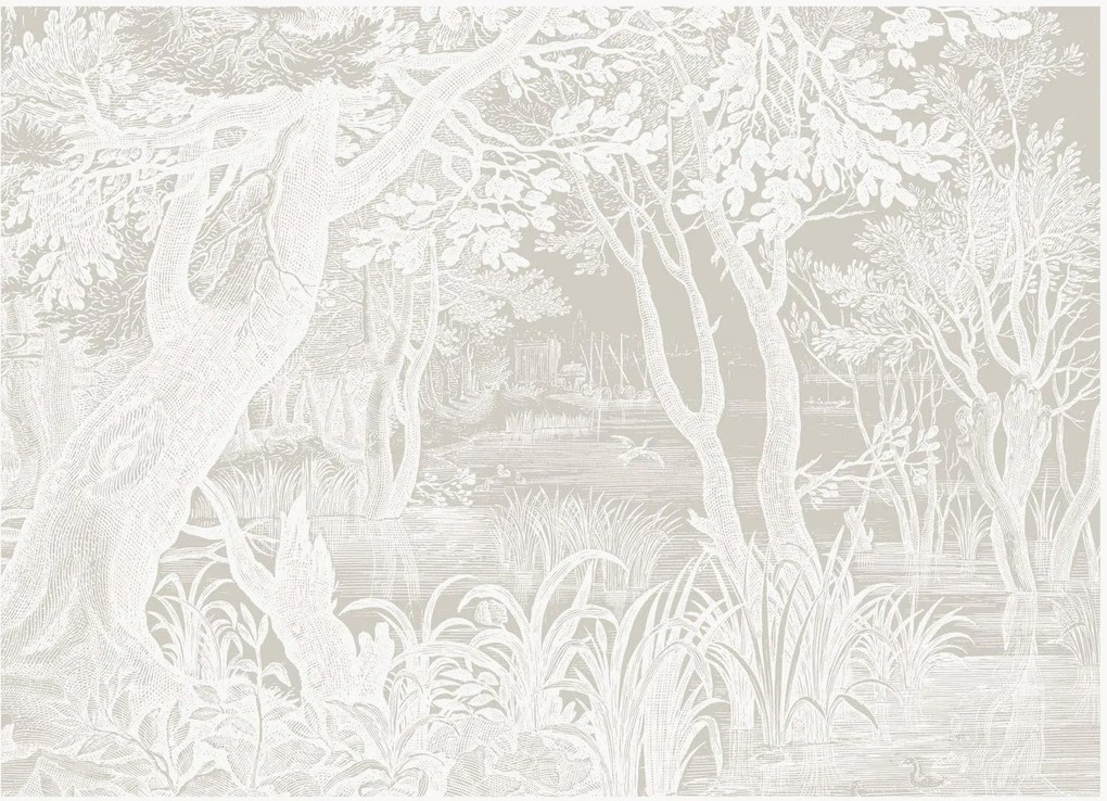 Carta da parati Engraved Landscapes