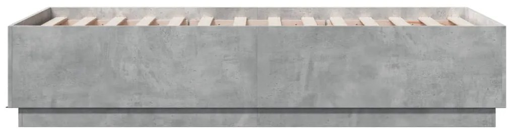 Giroletto grigio cemento 90x190 cm in legno multistrato