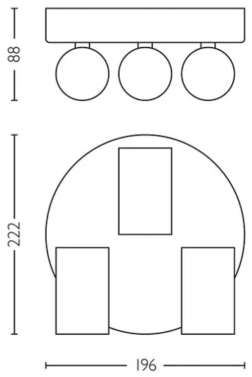 Philips - Luce Spot da bagno IDRIS 3xGU10/5W/230V IP44 bianco