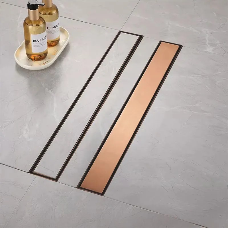 Scarico lineare Neox brush copper 90