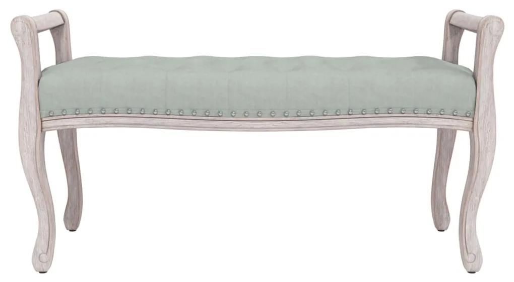 Panca grigio chiaro 110x45x60 cm in velluto