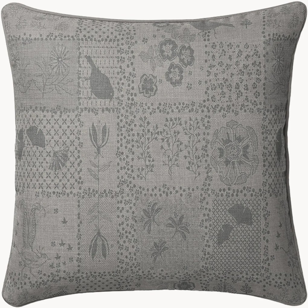 Copricuscino jacquard Secret Garden Grey