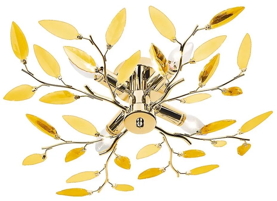 NOWA 63180445 - Lampadario a plafone NOTTINGHAM 4xE14/40W/230V oro