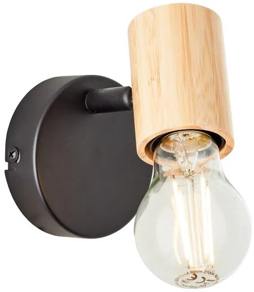 Brilliant - Faretto da parete KERRY 1xE27/40W/230V bambù