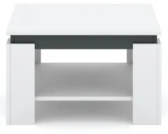 Tavolino da salotto OLAF bianco/antracite
