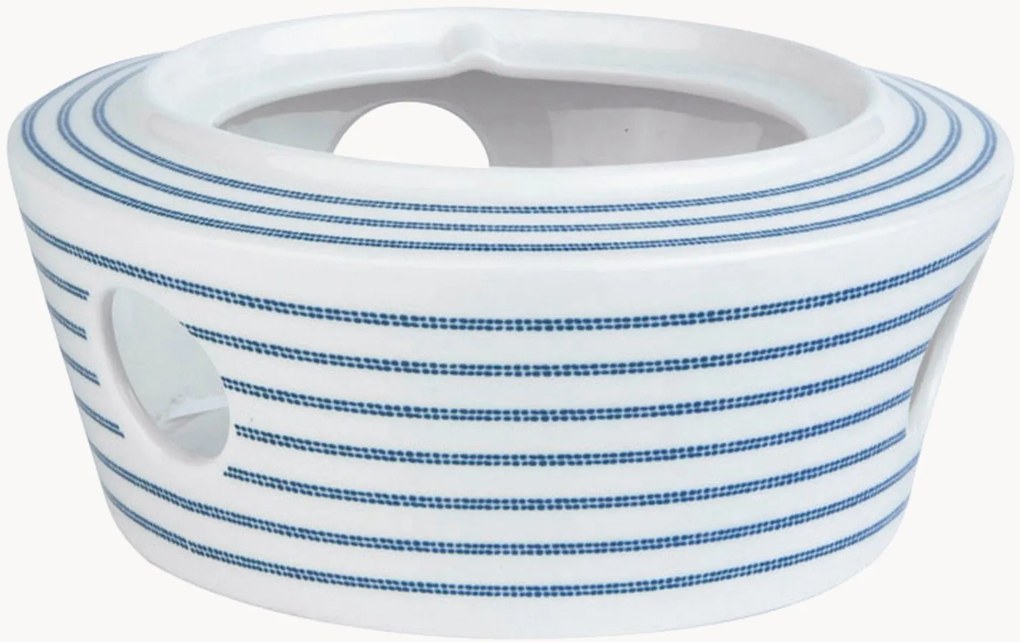 Portalumino in porcellana Candy Stripe