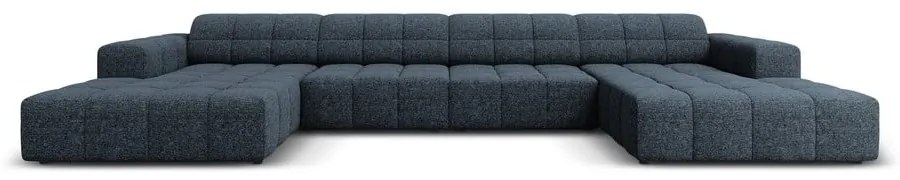 Divano angolare blu (a U) Chicago - Cosmopolitan Design