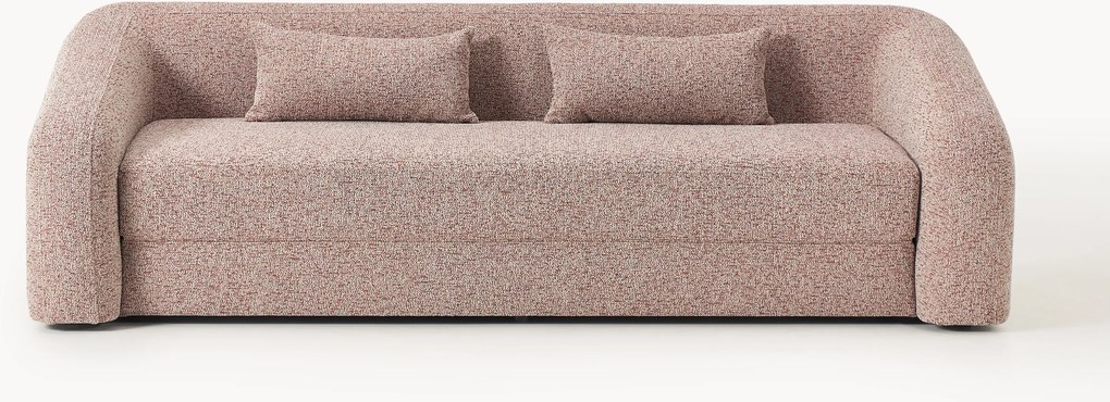 Divano letto 3 posti in bouclé Eliot