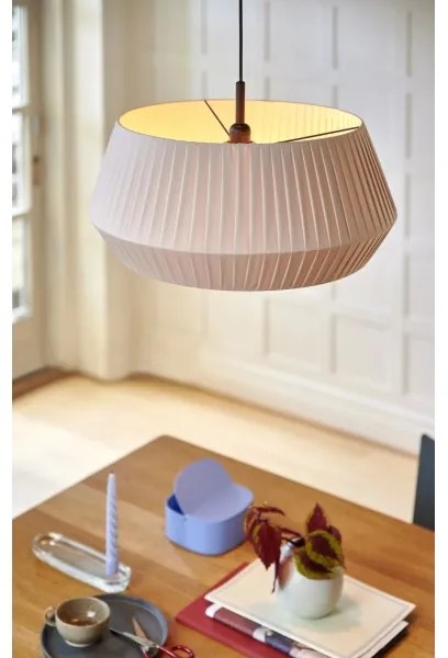 Nordlux - Lampadario a sospensione con filo DICTE 1xE27/60W/230V pr.53 cm beige