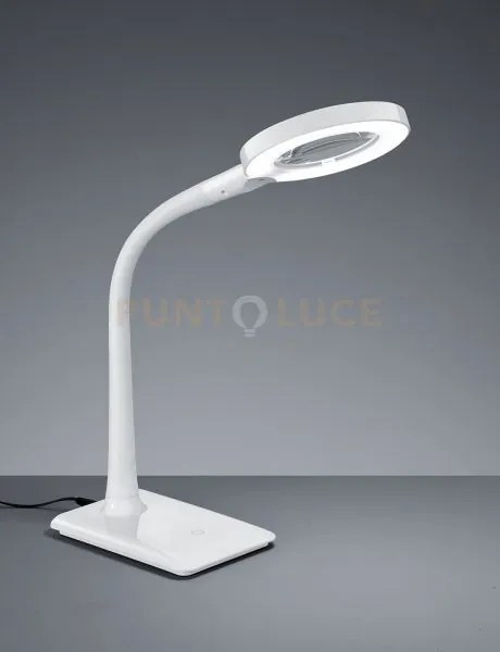 Lupo lampada da studio led 5w 550lm, 3500k bianca flessibile con ba...