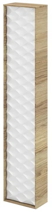 Colonna per mobile bagno Neo Frame SENSEA 1 anta P 17 x L 30 x H 154 cm laccato legno