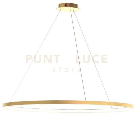Oslo-120 o sospensione oro verniciato led integrato 68w dimmerabile...
