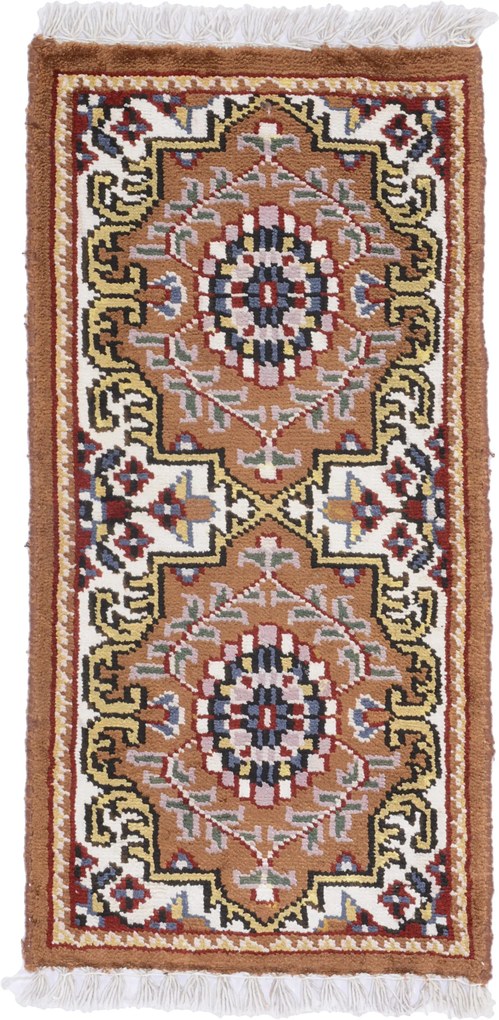 Agra Tappeto 30x60 (Indian) Annodato A Mano