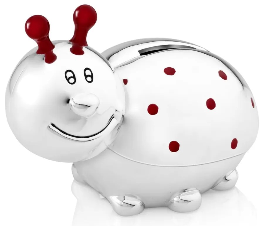 Salvadanaio Ladybird - Zilverstad