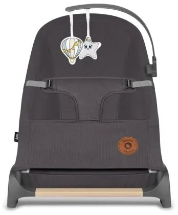 Lionelo - Dondolo per bambini JUNE antracite