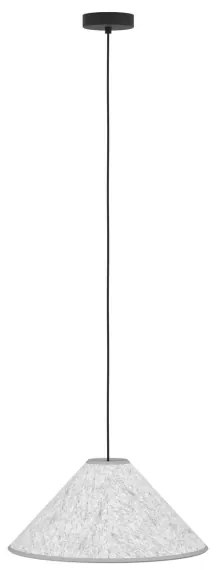 Eglo 43984 - Lampadario a sospensione con filo ALSAGER 1xE27/40W/230V grigio