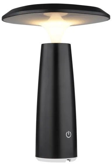 Globo 21022 - LED Lampada da tavolo ricaricabile dimmerabile BOWIE LED/1,2W/3,7V 1500mAh 3000K