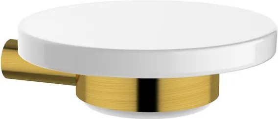 Porta sapone SI 90602 oro spazzolato 12 cm x 4.2 cm in ceramica