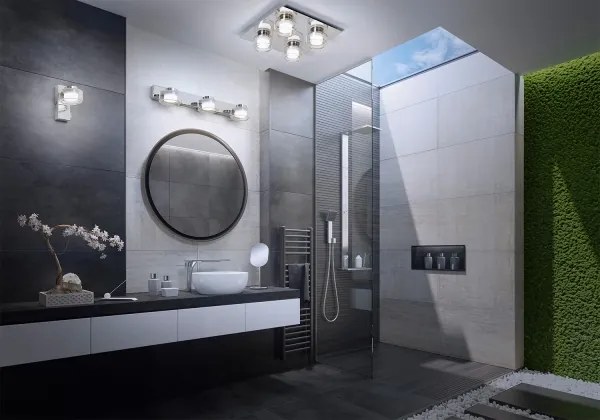 Osram - Applique da bagno LED ORBIS FLAME 3xLED/5,5W/230V IP44 cromato