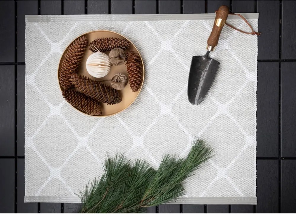 Passatoia da interno/esterno grigio chiaro/color crema 70x160 cm Rex Fossil – Pappelina