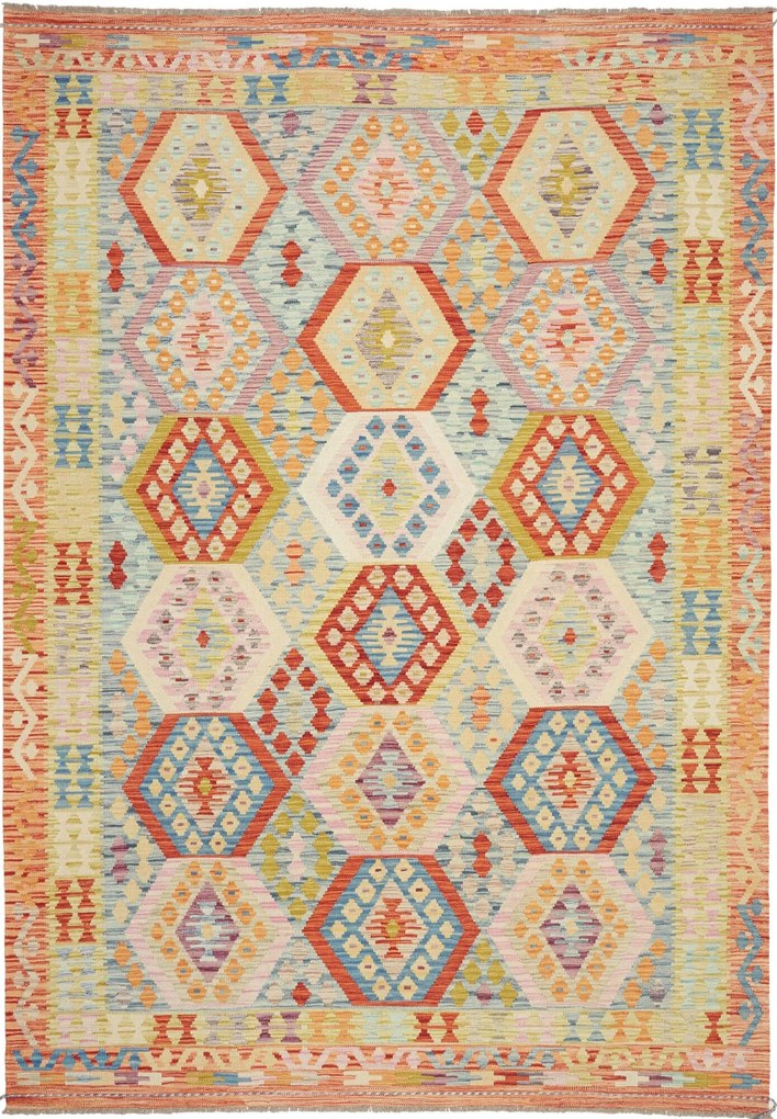 Kilim Tappeto 210 x 300 (Pakistan) Tessuto A Mano