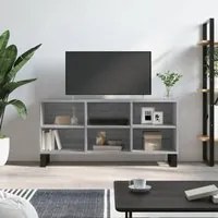 Mobile TV Grigio Sonoma 103,5x30x50 cm in Legno Multistrato 827002