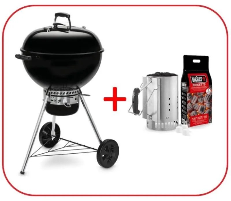 Barbecue a carbonella Original Kettle D.57 + kit ciminiera WEBER