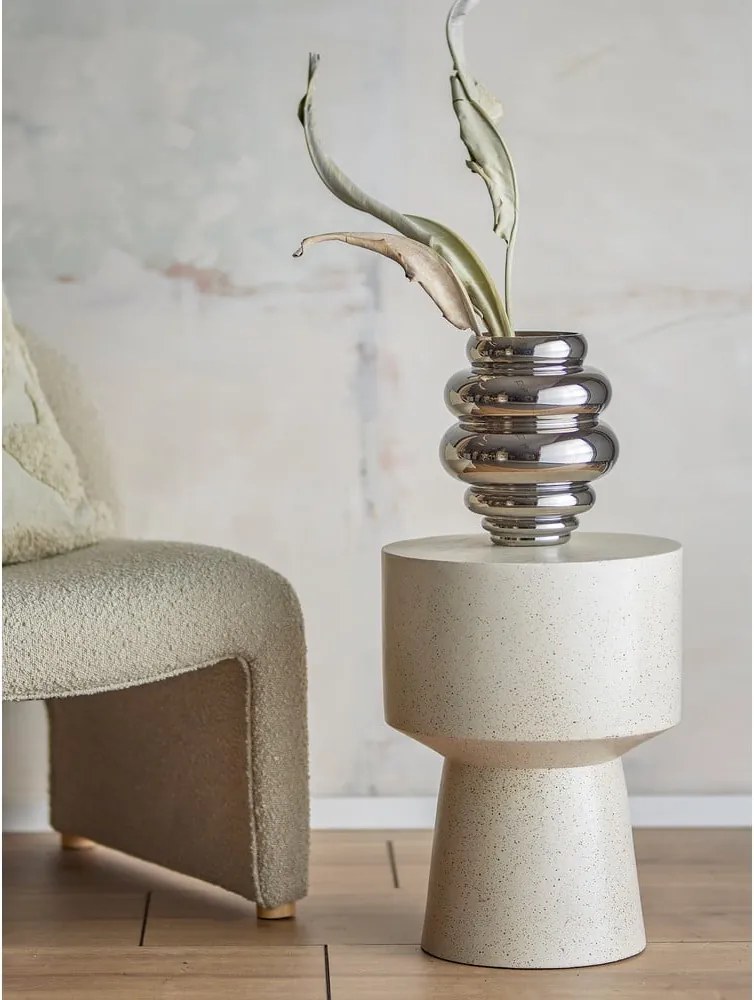 Vaso in vetro fatto a mano di colore argento (altezza 24 cm) Zorya - Bloomingville