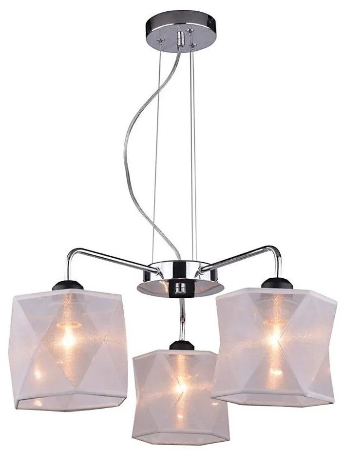 Lampadario a sospensione con filo NOSJA 3xE27/40W/230V