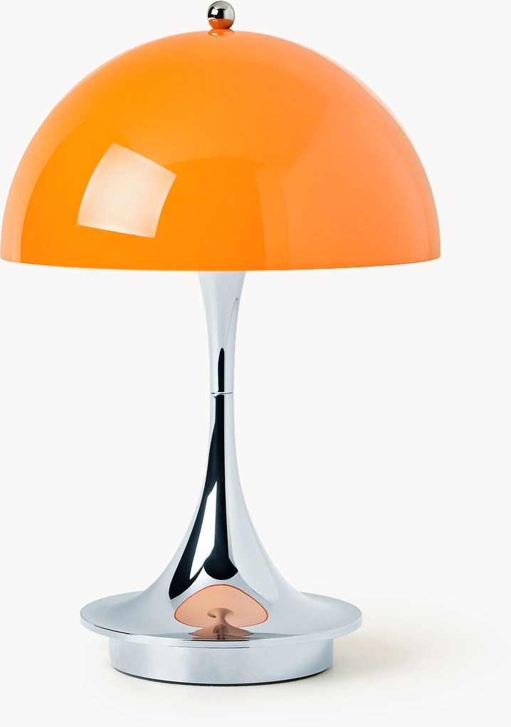 Lampada da tavolo portatile a LED con luce regolabile Panthella 160, Design Verner Panton