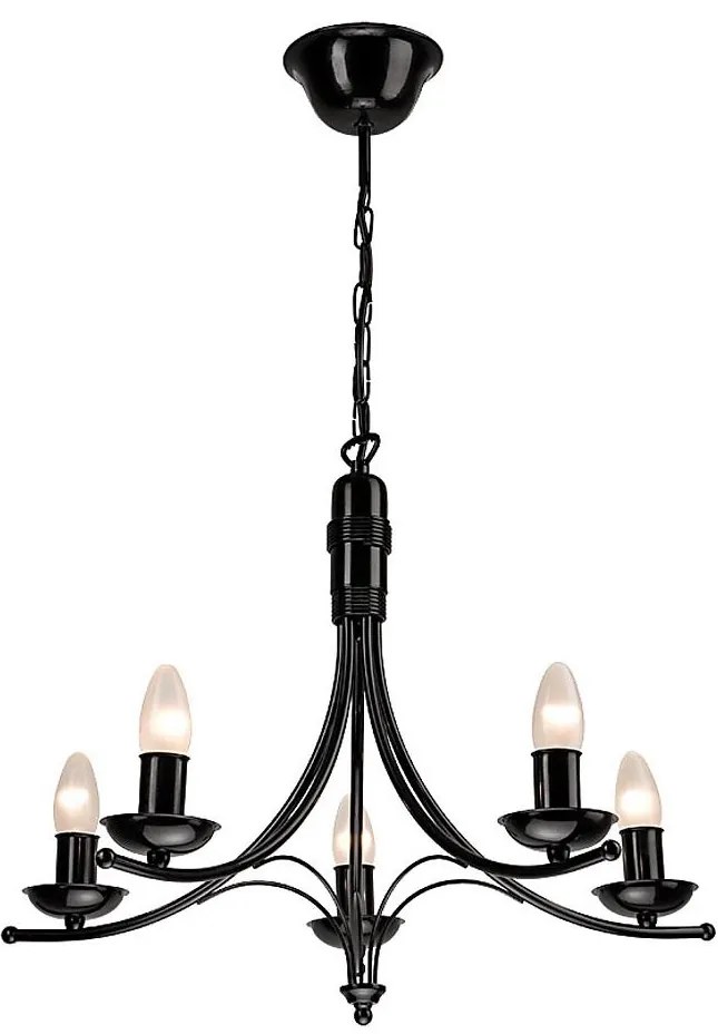 Lampadario a sospensione con catena LUCA 5xE14/40W/230V