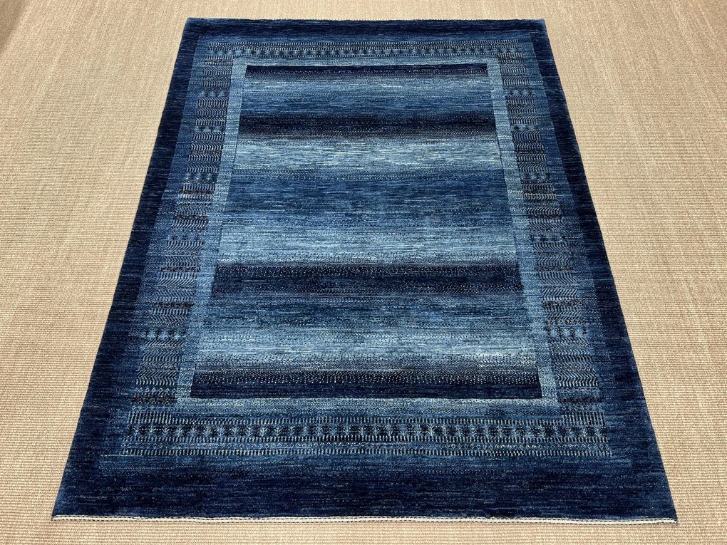 Loribaft Tappeto 210x160 Blu (Iran) Annodato A Mano