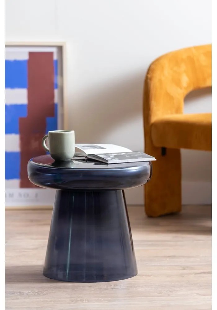 Tavolino rotondo in vetro ø 41 cm Simpleza – Leitmotiv