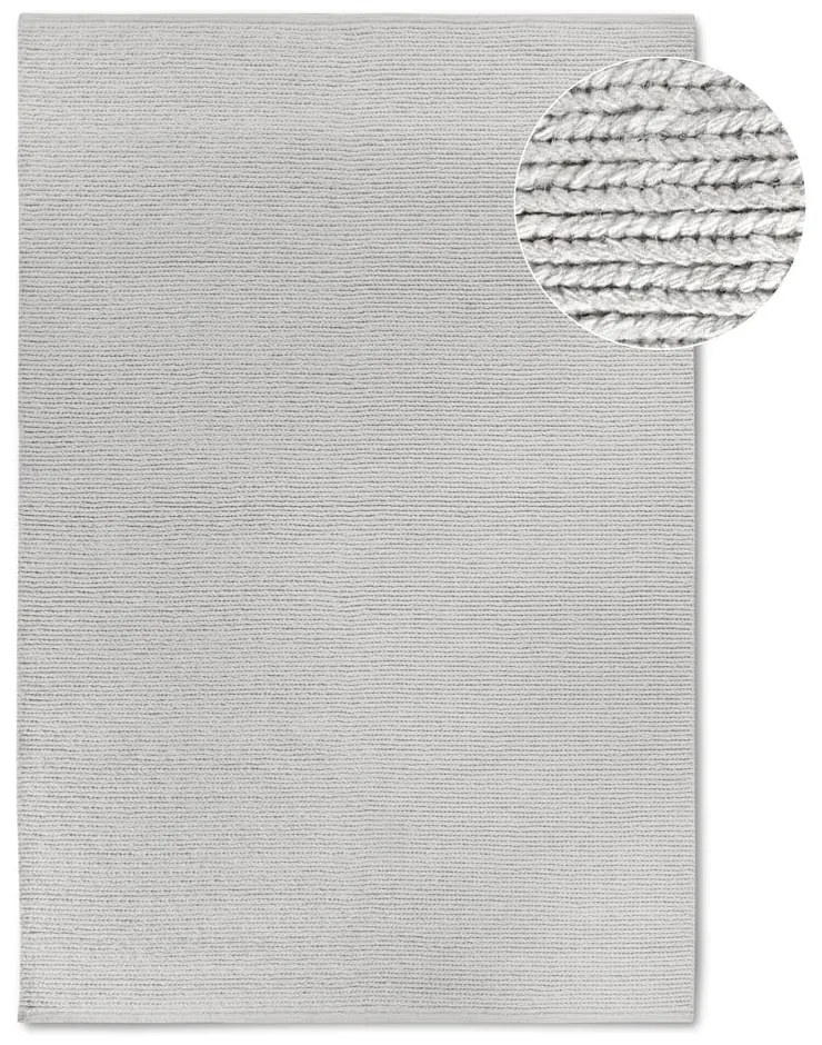 Tappeto bianco in lana tessuto a mano 60x90 cm Francois – Villeroy&Boch